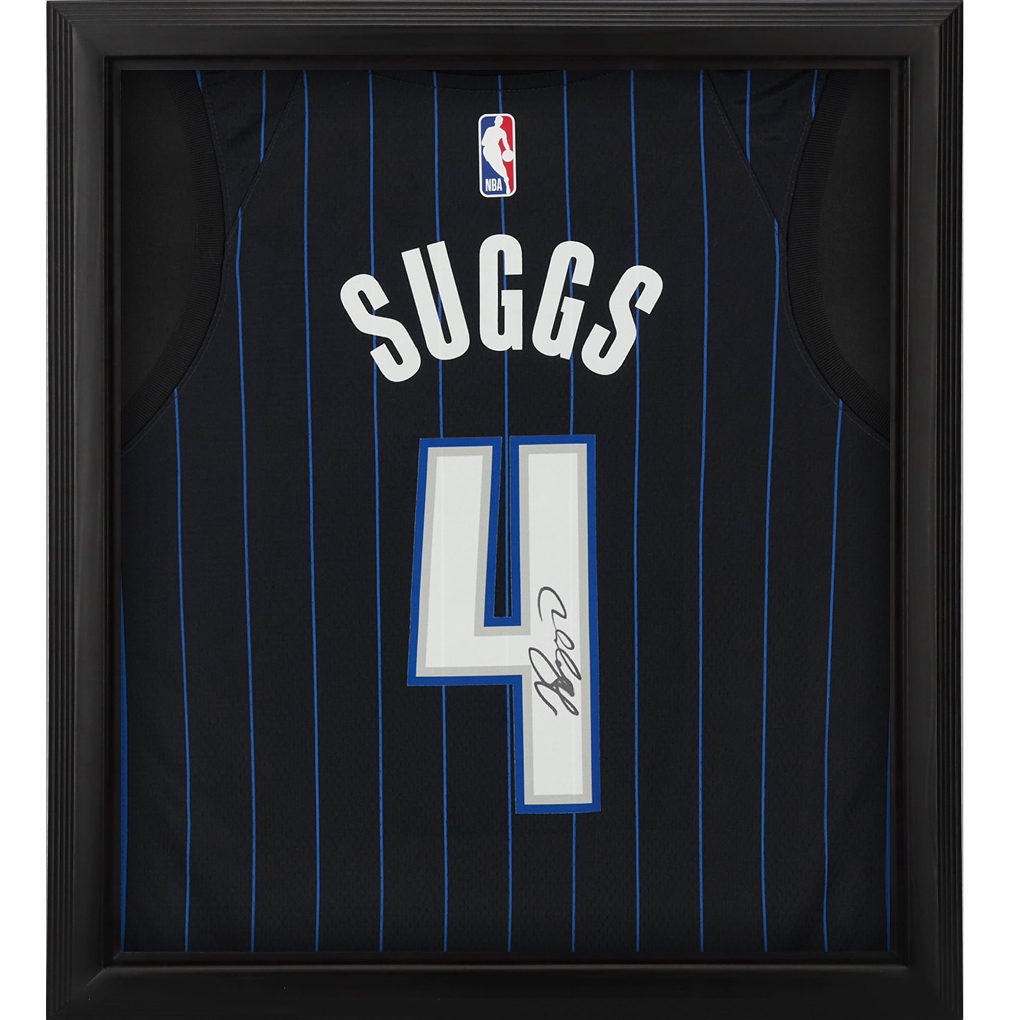 Framed Jalen Suggs Orlando Magic Autographed Black Nike 2021-22 Icon  Swingman Jersey
