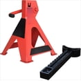 thumbnail image 4 of Steel Jack Auto Stands, 3 Ton (2.7 metric Ton) Capacity, Easy to Use, Adjustable Height, 6,000 lb, 1 Pair, Black and Red, 4 of 4