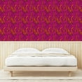 thumbnail image 4 of Ambesonne Safari Peel & Stick Wallpaper for Home, Zebra Pattern Stripes Design, 13"x100", Pink Plum Orange, 4 of 6