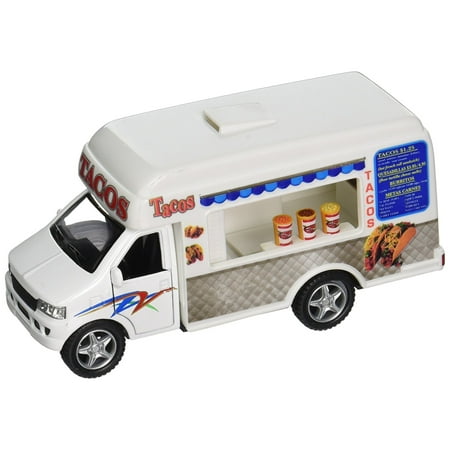 Taco Truck Die Cast Metal Toy with Pullback Action 5