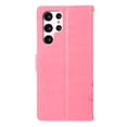 thumbnail image 3 of Designed for Samsung Galaxy S25 Ultra Case, Wrist Strap Flip Kickstand PU Leather Wallet Case Cash Card Slots Holder, Protective Shockproof Pattern Women Cover for Samsung Galaxy S25 Ultra, Pink, 3 of 7
