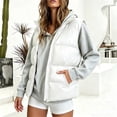 thumbnail image 7 of Edvintorg Womens Lightweight Puffer Vest Stand Collar Zip up Sleeveless Waistcoat Quilted Jackets with Pockets Plus Size, 7 of 7