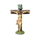 thumbnail image 1 of Figura de crucifijo de Jesús, estatua de escritorio, adorno religioso de oración, de pared de Jesús para estantería, jardín y hogar., 1 of 9