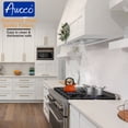 thumbnail image 4 of Awoco RH-BQ-M30 30" Built-in Insert Range Hood, 4-Speed Stainless Steel Wood Hood Insert, 650 CFM, LED Lights, 4 of 5