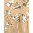 thumbnail image 4 of Women's 1920s Shawl Evening Cape Sequin Deco Shrug Bolero Flapper Cover Up, 4 of 6