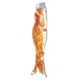 thumbnail image 2 of Moyic Manga de viento japonesa clásica, bandera de carpa, jardín, pez Koi Nobori, elegante y majestuoso Kits de decoración para fiestas Naranja Dorada 110cm, 2 of 6