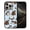 Brindle Brown English Bulldog Funny Playful Postures, variant on WIRESTER Shockproof Soft Rubber Cover Case for Apple iPhone 16 Pro 6.3" 2024, Animal Ruby Cavalier King Charles Spaniel Dog (S2) On Light Blue Background