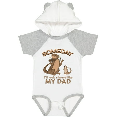 

Inktastic Someday I ll Rock a Beard Like My Dad-Bearded Dragons Gift Baby Boy or Baby Girl Bodysuit