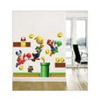 thumbnail image 1 of QUETO 2 Pack For Nintendo New Super Mario Bros Build A Scene Peel And Stick Wall Decals Room Decor Sticker Super Mario Sticker, 1 of 5