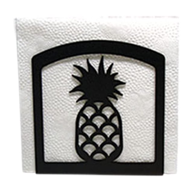 Porta Servilletas Piña de Hierro Forjado Village 15x15 cm