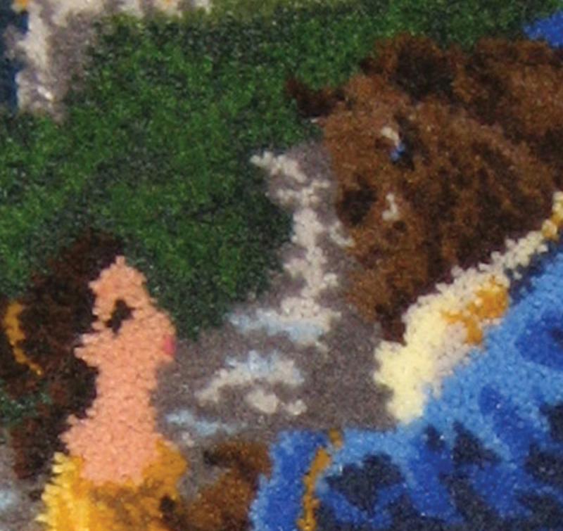 Latch Hook Kit 12" x 12", Beauty & The Beast