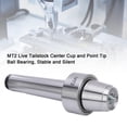 thumbnail image 6 of Yajisi MT2 Live Tailstock Center Cup & Point Tip – Heavy‑Duty Stainless Steel Lathe Live Center for Woodworking & Metalworking, 6 of 7