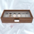 thumbnail image 2 of Shisuyan Watch Display Case 6 Slots Watch Box Portable Watch Storage Box Jewelry Case, 2 of 8