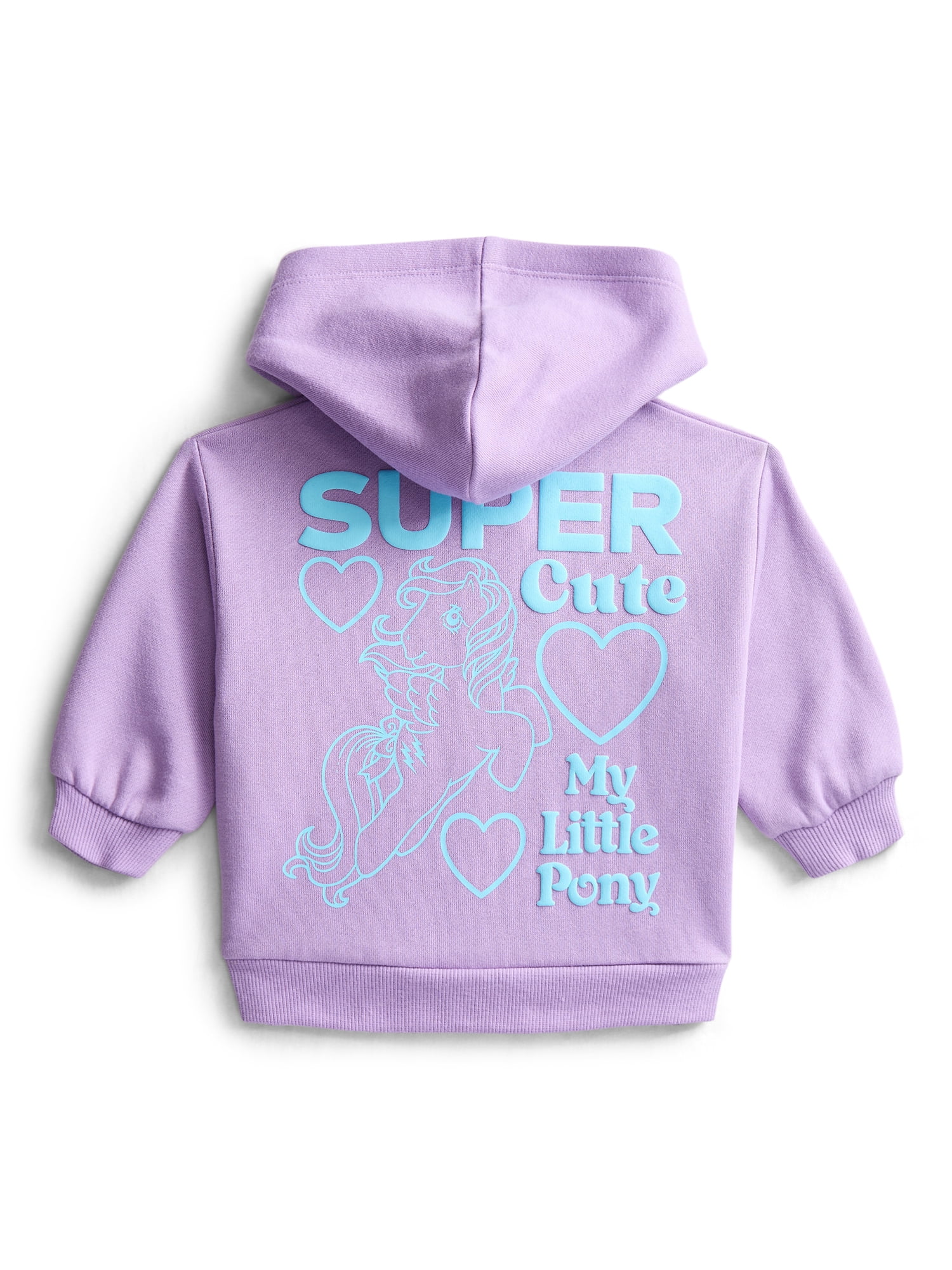 My Little Pony Baby Girls' Full Zip Graphic Hoodie, Sizes 0/3M-6/9M