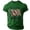 Dark Green, variant on LWavelet Men Graphic Tees T Shirt American Flag Shirts for Men Patriotic USA T-Shirt Casual Crewneck Tee