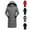 A16 Gray, variant on LEKWK Mens Long Winter Coat Zip Up Oversized Trendy Quilted Coats Heavyweight Down Jackets Hooded Puffer Jacket Warm Padded Clothes with Pockets Outerwear, Red L