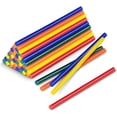 thumbnail image 2 of 100 pieces hot glue sticks 7mm mixed color high viscosity hot melt adhesive strip glitter color hot melt stick, 2 of 7