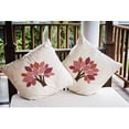 thumbnail image 3 of 20" x 20" Simply Daisy Printed Quilt Tree Polyester Indoor/Outdoor Pillow, Fuschia Qty 1, 3 of 6