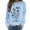 A01 Light Blue, variant on Oversized Sweatshirts for Women Flower Printed Fashionable And Retro Crew Neck Cozy Sweaters Casual Style Long Sleeve Pullover Tops Fall Winter Outfits Clothes