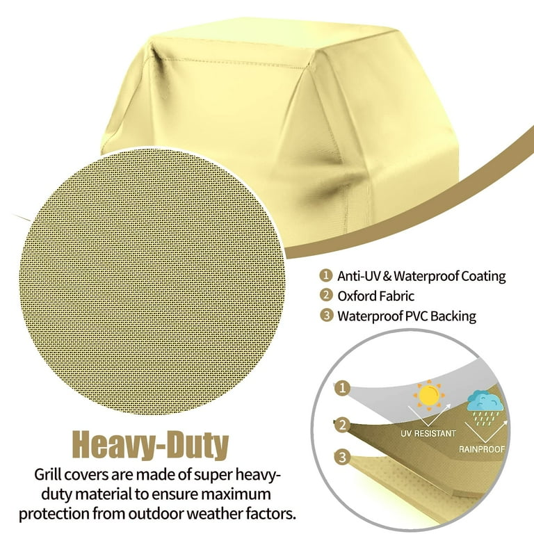 Grill Cover, BBQ Grill Cover, Waterproof, Weather Resistant, Rip