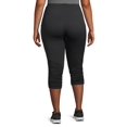 thumbnail image 6 of Under Control Women’s Adult Plus Size Comfortable Seamless Active Ruch Capri Legging Capris, 6 of 7