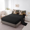 thumbnail image 3 of Erosebridal 3D Leopard Bedding Queen Size, Tree Branches Bedding Sets Queen Size, Jungle Animal Decor, Breathable, 3 of 5