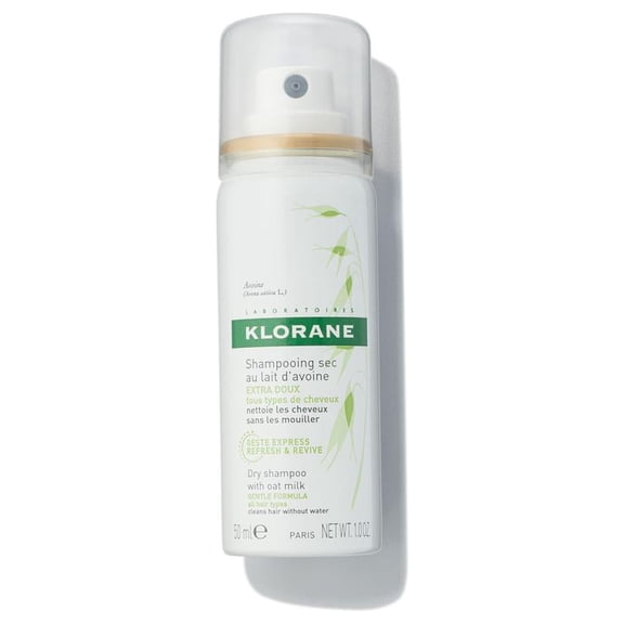 Klorane Dry Shampoo with Oat Milk, Aerosol, 1 Oz