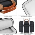 thumbnail image 4 of Bolso de hombro para portátil Lacdo 360° con protección de 13 pulgadas, negro, 4 of 7