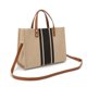 thumbnail image 2 of Bolso de mano para computadora portátil para mujer, se adapta a bolso para computadora portátil de 15,6 pulgadas, bolso grande de lona para trabajo para mujer, bolso de hombro para maletín de computadora, bolso de playa informal, ideal para viajes/uso diario/regalo de cumpleaños oso de fresa Electrónica, 2 of 5