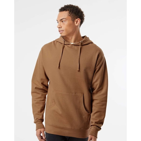 Independent Trading Co. Midweight Hooded Sweatshirt SS4500 Saddle XL