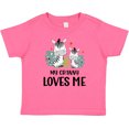 thumbnail image 3 of Inktastic Zebra My Granny Loves Me Boys or Girls Baby T-Shirt, 3 of 5