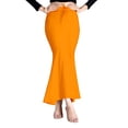 thumbnail image 1 of eloria Mustered Yellow Cotton Blended Shape Wear for Saree Petticoat Skirts for Women Flare Saree Shapewear, 1 of 5