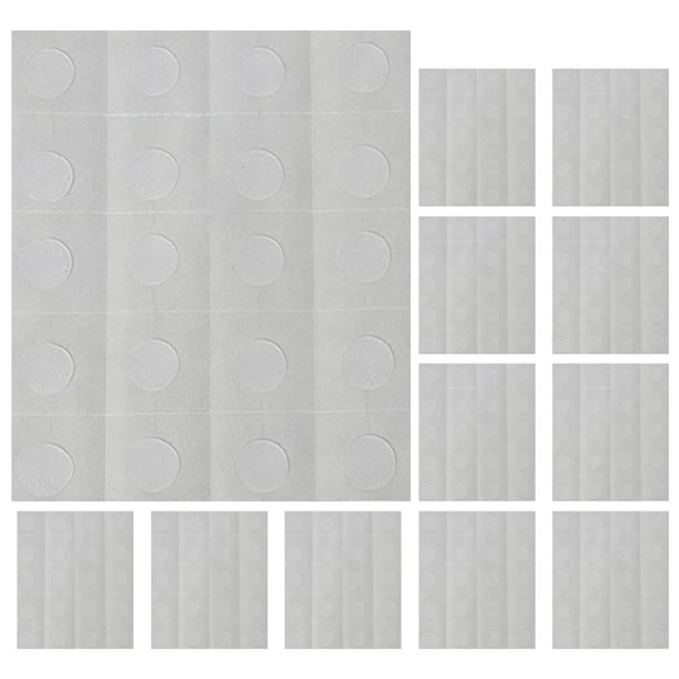 BRIGHTFUFU 60 hojas de cinta adhesiva de doble cara Dots auto adhesivos globos de puntos adhesivos pegatinas para manualidades