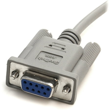 ＳｔａｒＴｅｃｈ．ｃｏｍ シリアルケーブル/RS232Cクロス/3m/DB9/メス・メス/グレー 目安在庫=△