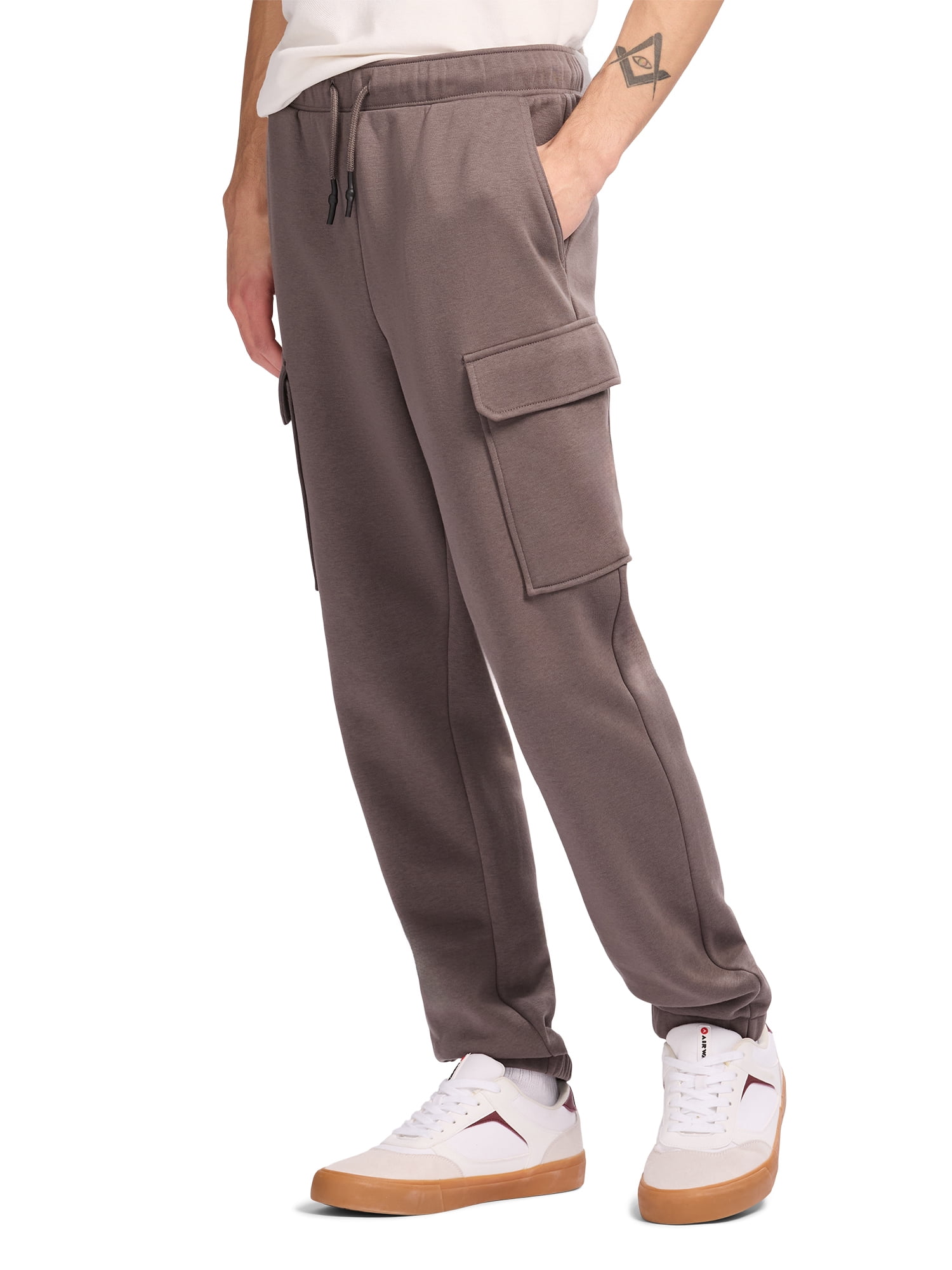 Airwalk Men's & Big Men's Fleece Cargo Pant, Sizes XS-3XL