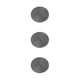 thumbnail image 2 of Manteles individuales Matsuzay para comedor antideslizantes ligeros resistentes duraderos redondos color gris, 2 of 6
