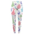 thumbnail image 5 of MIASHUI Leggings Imprimés de Festival de la Résurrection de Pâques Personnalisés pour Femmes pour Course et Entraînement Rose,P, 5 of 5