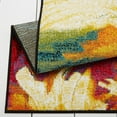 thumbnail image 5 of Multi-Color Modern 2x3 Area Rug Abstract Swirls Carpet - Actual 5'2" x 7'2", 5 of 8