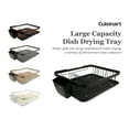 Cuisinart Large Kitchen Counter Wire Dish Drying Rack & Tray Set