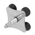 thumbnail image 1 of Metal Cane Tip, Stable 19MM Dia Anti Slip Self Standing Walking Stick Base 4 Pronged  For, 1 of 8