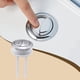 thumbnail image 5 of Botón de descarga de inodoro de doble acción, reemplazo directo de piezas, 60 mm, ajustable universalmente, fácil instalación para baños de hoteles y, 5 of 8