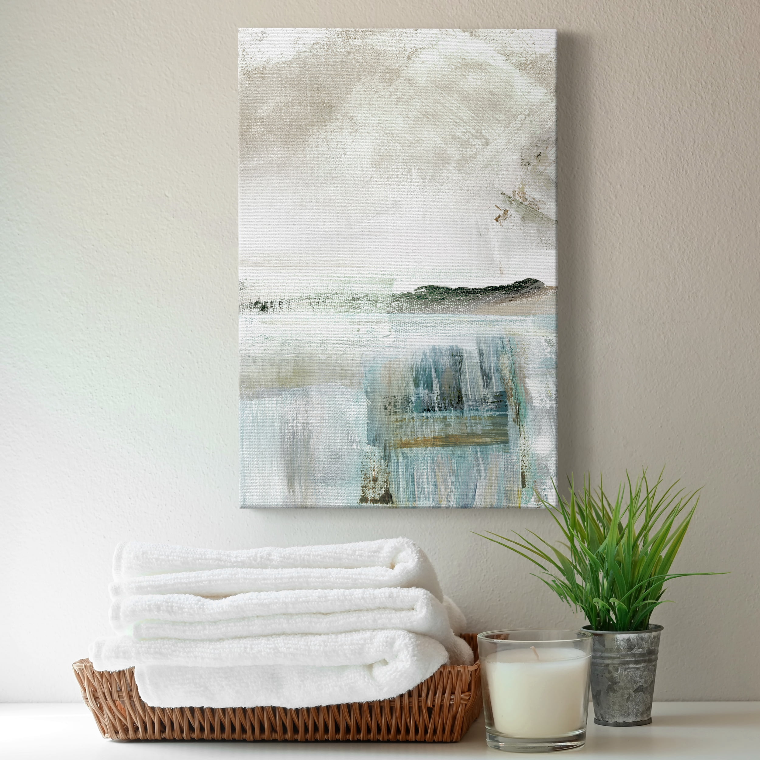 Summer Teal II Premium Gallery Wrapped Canvas - Ready to Hang - 8 x 12