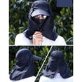 thumbnail image 2 of Sombrero para el sol, protección UV de 360 ° con cuello extraíble Sombreros para el sol de verano para viajes Camping Senderismo Pesca Caza, Sombrero de pesca al aire libre unisex Azul marino BANYUO Electrónica, 2 of 3