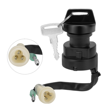 Ignition Key Switch For Yamaha Bear Tracker 250 YFM250X / YFM250B (1999-2001) – Replaces 4GB-82510-11-00 & 4GB-82510-12-00