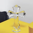 thumbnail image 5 of WYZCTTD Crystal Standing Cross Decor, Handmade Glass Holy Cross Collectible Figurines for Home Decoration, Easter Christmas Decoration for Pary，Transparent, 5 of 6