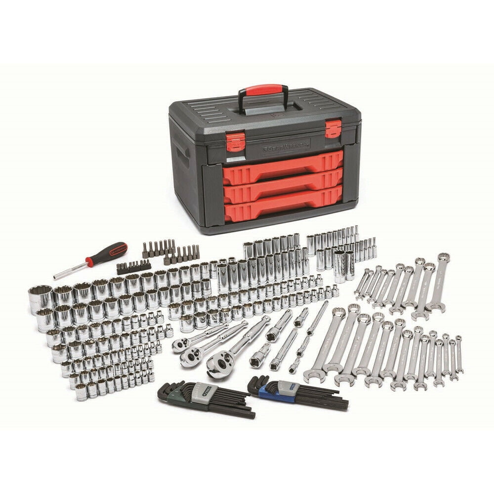 GearWrench 239Piece SAE/Metric Mechanics Tool Set 80942 New Walmart