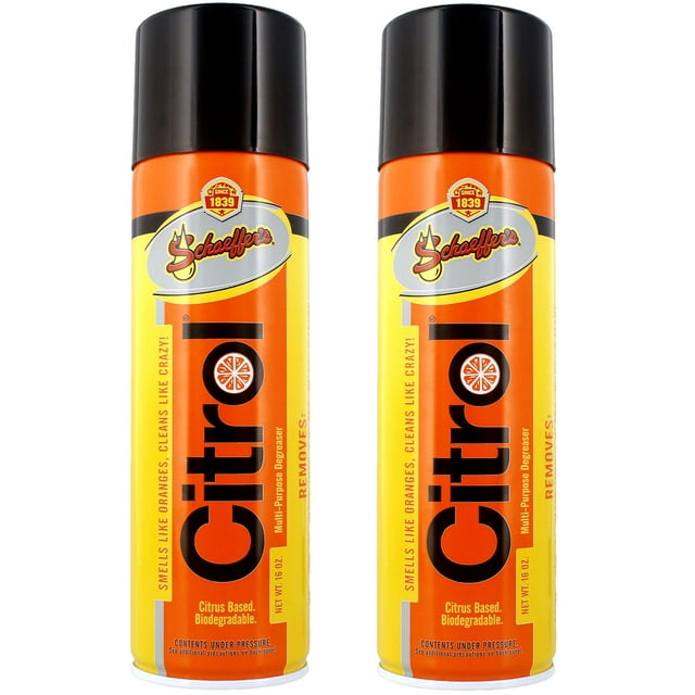 Schaeffer Citrol 266 (16 oz. Spray) Citrus Cleaner/Industrial Degreaser (2 Pack)