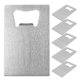 thumbnail image 5 of Juego de 6 abrebotellas de acero inoxidable tipo tarjeta de crédito, portátiles y prácticos para abrir botellas de cerveza, ideales para carteras, bolsos, restaurantes y bares., 5 of 8