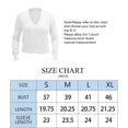 thumbnail image 2 of Traleubie Women's Sweaters Cardigan V neck Button Down Open Front Shrug White Cardigan Sweaters for Women, 2 of 8