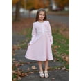 thumbnail image 2 of Vestido tipo suéter de la princesa Rapunzel de Disney para niñas pequeñas, 2 of 7